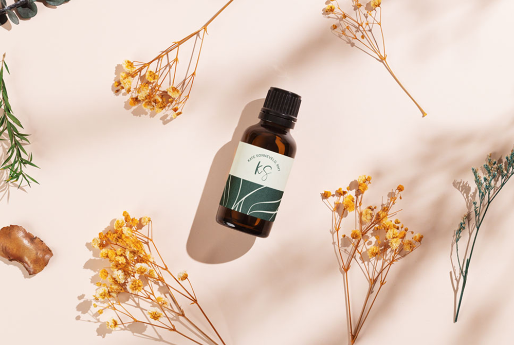 Essential oils label